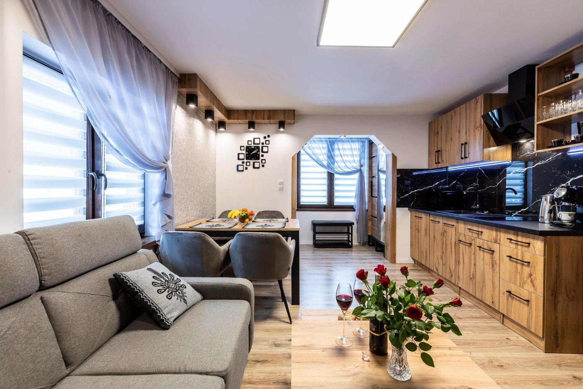 Apartament Tatravika Z Basenem I Widokiem Kościelisko Exteriér fotografie