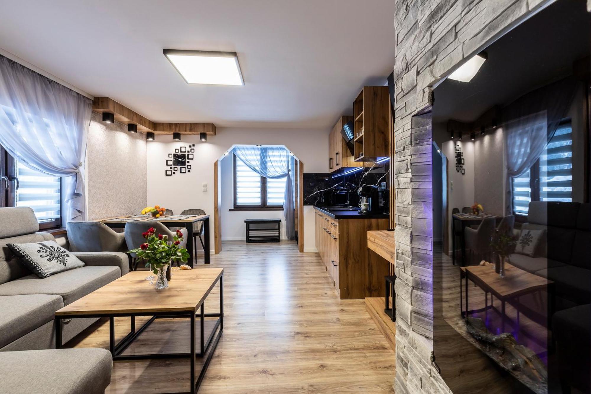 Apartament Tatravika Z Basenem I Widokiem Kościelisko Exteriér fotografie
