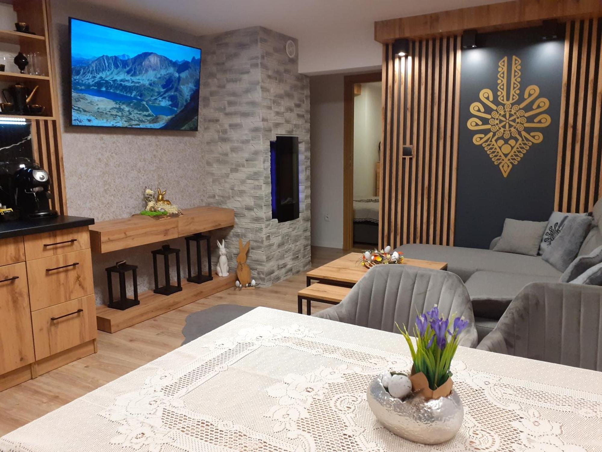 Apartament Tatravika Z Basenem I Widokiem Kościelisko Exteriér fotografie